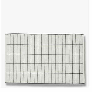 Biały dywanik łazienkowy 50x80 cm Tile Stone – Mette Ditmer Denmark obraz