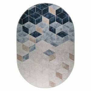 Biało-niebieski dywan odpowiedni do prania 160x230 cm – Vitaus obraz