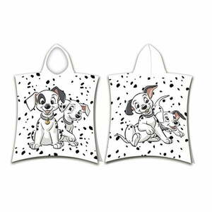 Biały szlafrok dziecięcy frotte 101 Dalmatins – Jerry Fabrics obraz