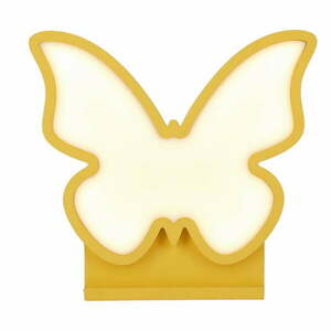 Żółta lampka dziecięca Butterfly – Candellux Lighting obraz