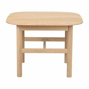 Naturalny stolik z litego drewna dębowego 62x62 cm Hammond – Rowico obraz