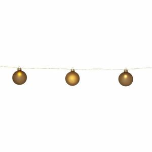 Dekoracja świetlna w kolorze złota ze świątecznym motywem ø 6 cm Bliss – Star Trading obraz