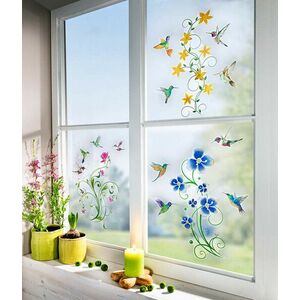 Naklejki okienne z kolibrami obraz