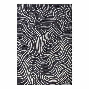 Antracytowy dywan odpowiedni na zewnątrz 194x290 cm – Elle Decoration obraz