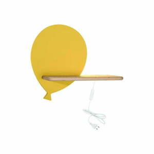 Żółta lampa dziecięca Balloon – Candellux Lighting obraz