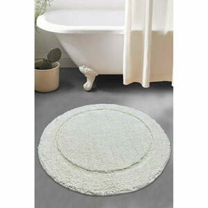 Kremowy dywanik łazienkowy Wolle – Foutastic obraz