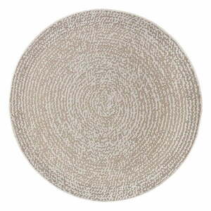 Kremowy okrągły dywan ø 120 cm Desert – Hanse Home obraz