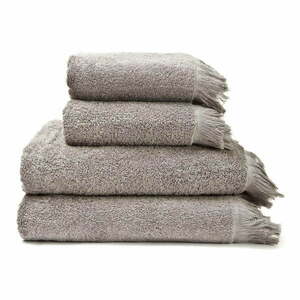 Szare/brązowe bawełniane ręczniki zestaw 4 szt. – Bonami Selection obraz
