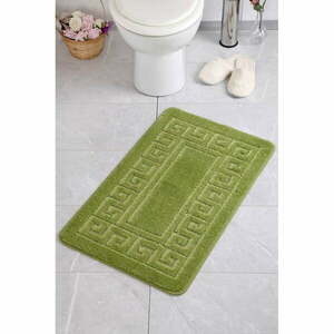 Zielony dywanik łazienkowy 50x70 cm Ethnic – Foutastic obraz