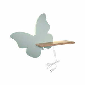 Miętowa lampa dziecięca Butterfly – Candellux Lighting obraz