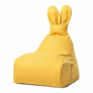 Żółty worek do siedzenia dla dzieci The Brooklyn Kids Funny Bunny obraz