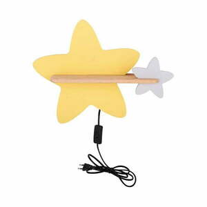 Żółto-biała lampa dziecięca Star – Candellux Lighting obraz
