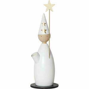 Biała dekoracja świetlna ze świątecznym motywem ø 12 cm Lucia Classic – Star Trading obraz