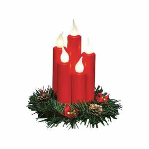 Czerwona dekoracja świetlna ze świątecznym motywem Hanna – Markslöjd obraz