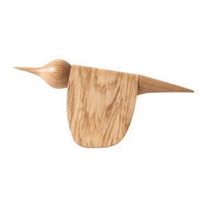 Figurka w kształcie ptaka z drewna dębowego Gazzda obraz