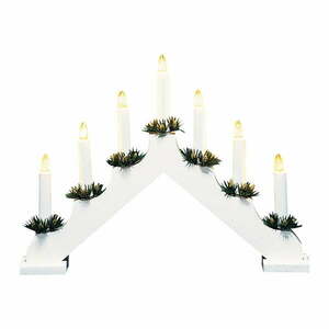 Biała dekoracja świetlna ze świątecznym motywem Ola – Markslöjd obraz