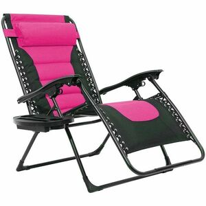 Krzesło ogrodowe zerowej grawitacji Delux, w kilku kolorach-pink obraz