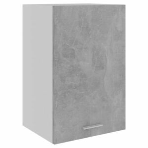 vidaXL Szafka wisząca, szarość betonu, 39, 5x31x60 cm, płyta wiórowa obraz