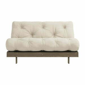 Beżowokremowa rozkładana sofa 140 cm Roots – Karup Design obraz
