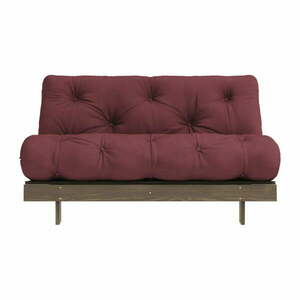 Bordowa rozkładana sofa 140 cm Roots – Karup Design obraz