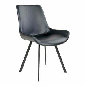 Czarne krzesła zestaw 2 szt. Memphis – House Nordic obraz