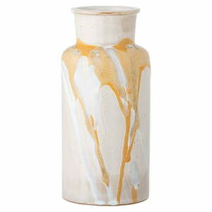 Kremowy kamionkowy ręcznie wykonany wazon Savana – Bloomingville obraz