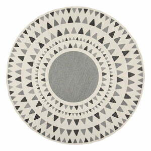 Szary okrągły dywan odpowiedni na zewnątrz ø 160 cm Shadow – Flair Rugs obraz