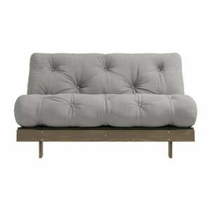 Szara rozkładana sofa 140 cm Roots – Karup Design obraz