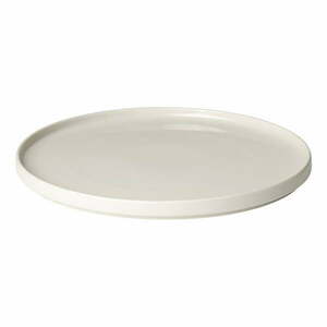 Biały ceramiczny talerz do serwowania Blomus Pilar obraz