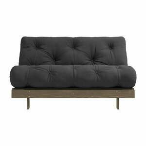 Czarna rozkładana sofa 140 cm Roots – Karup Design obraz