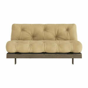 Brązowa rozkładana sofa 160 cm Roots – Karup Design obraz