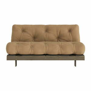 Jasnobrązowa rozkładana sofa 160 cm Roots – Karup Design obraz