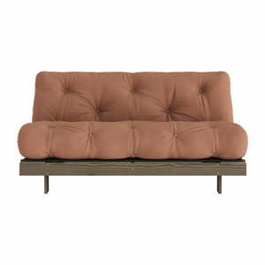 Pomarańczowomiedziana rozkładana sofa 160 cm Roots – Karup Design obraz