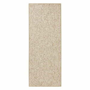 Jasnobrązowy chodnik 80x300 cm Wolly – BT Carpet obraz