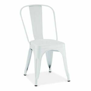 Białe metalowe krzesła zestaw 2 szt. Korona – Furnhouse obraz