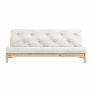 Sofa rozkładana z jasnobeżowym pokryciem Karup Design Fresh Natural obraz