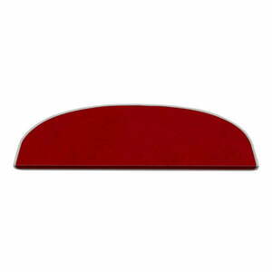 Czerwone dywaniki na schody zestaw 16 szt. 20x65 cm Plain Color – Vitaus obraz