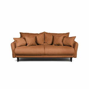 Brązowa rozkładana sofa 215 cm Bjork – Bonami Selection obraz