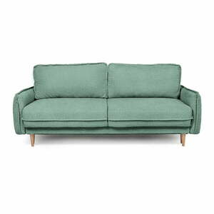 Zielona rozkładana sofa z materiału bouclé 215 cm Patti – Bonami Selection obraz