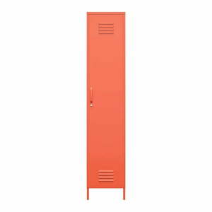 Pomarańczowa metalowa szafka Novogratz Cache, 38x185 cm obraz