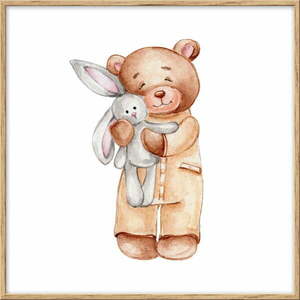 Obrazek dziecięcy 20x20 cm Teddy Bear obraz