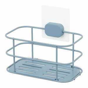 Jasnoniebieska samoprzylepna metalowa półka łazienkowa Grena – Compactor obraz