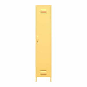 Żółta metalowa szafka Novogratz Cache, 38x185 cm obraz
