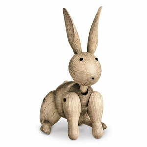 Figurka z litego drewna dębowego Kay Bojesen Denmark Rabbit obraz