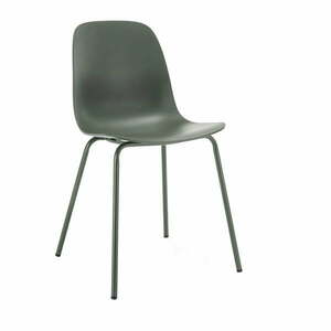Zielone plastikowe krzesło Whitby – Unique Furniture obraz