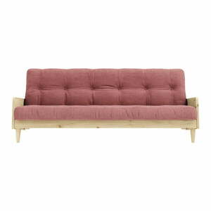 Różowa rozkładana sofa 190 cm Indie – Karup Design obraz