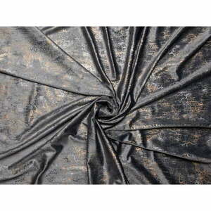 Antracytowa zasłona 140x260 cm Lhasa – Mendola Fabrics obraz