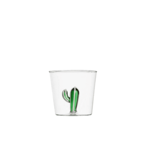 Kieliszek z zielonym kaktusem 350 ml obraz