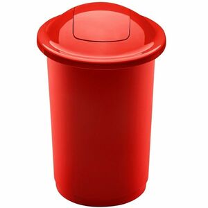 Kosz na śmieci na odpady segregowane Eco Bin 50 l, czerwony obraz