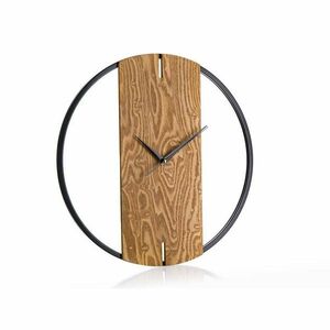 Zegar ścienny Wood deco, śr. 40 cm obraz